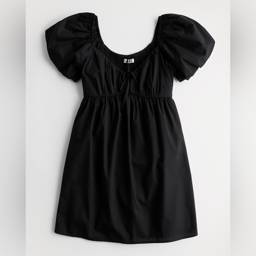 Black babydoll dress
